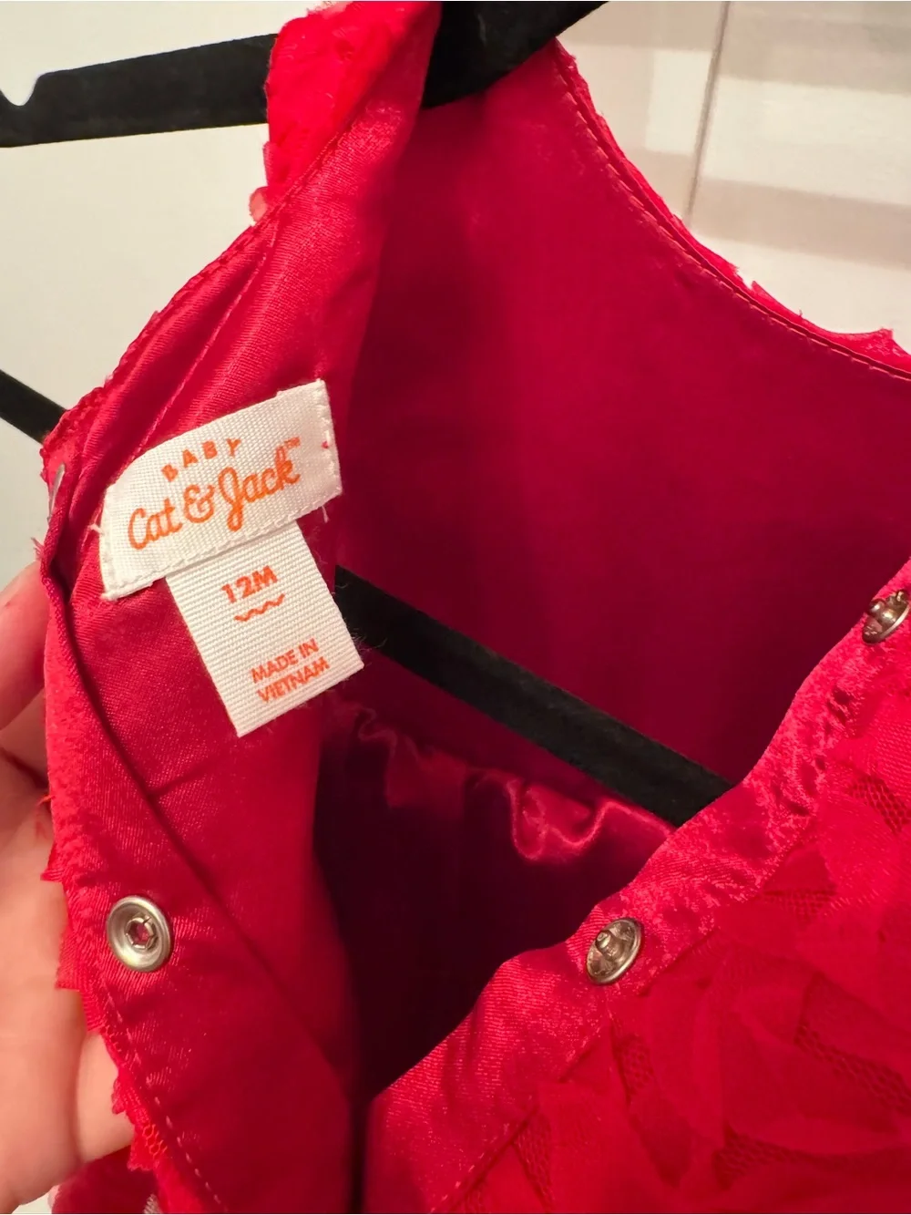 Cat & Jack Red Baby Dress